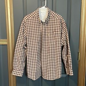 Plaid Columbia button up. Large.